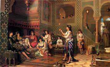 Arab or Arabic people and life. Orientalism oil paintings  377, unknow artist